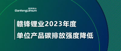 币游国际(中国)锂业2023年单位产品碳排放强度降低18.96%